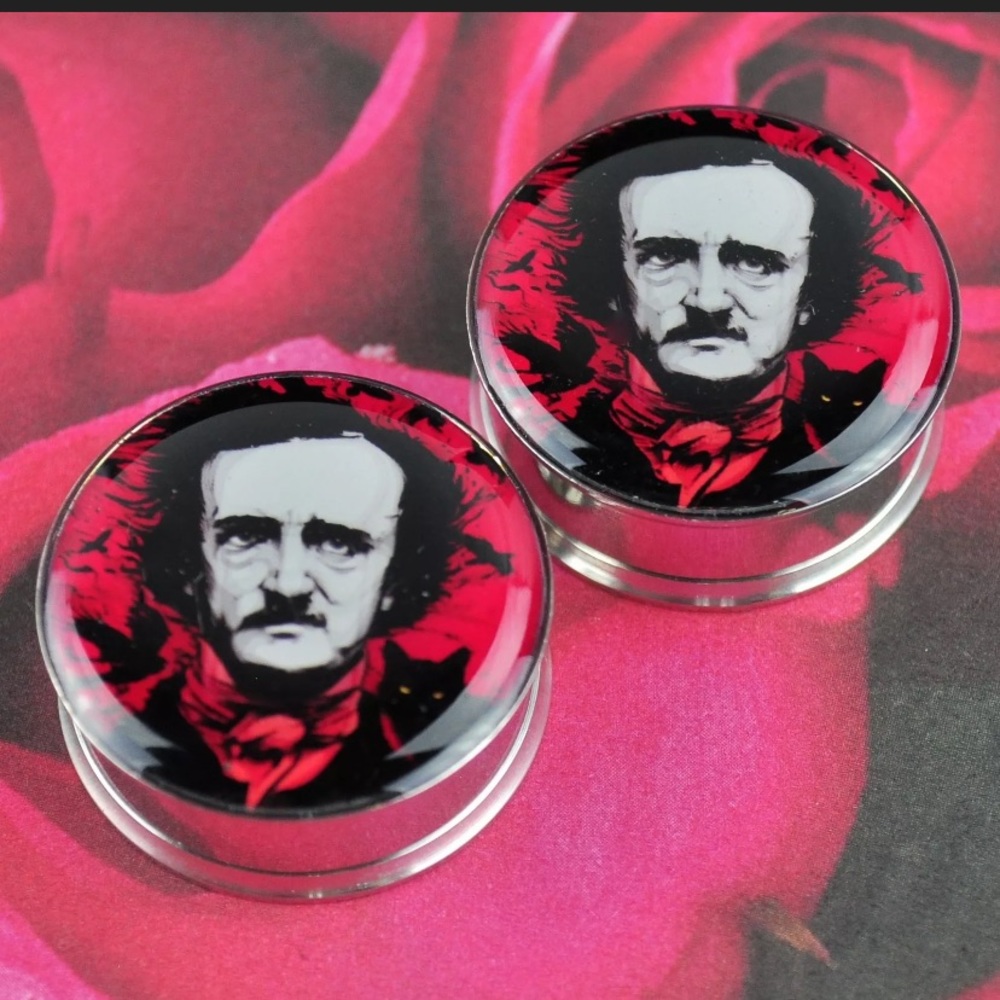 Edgar Allen Poe plugs
